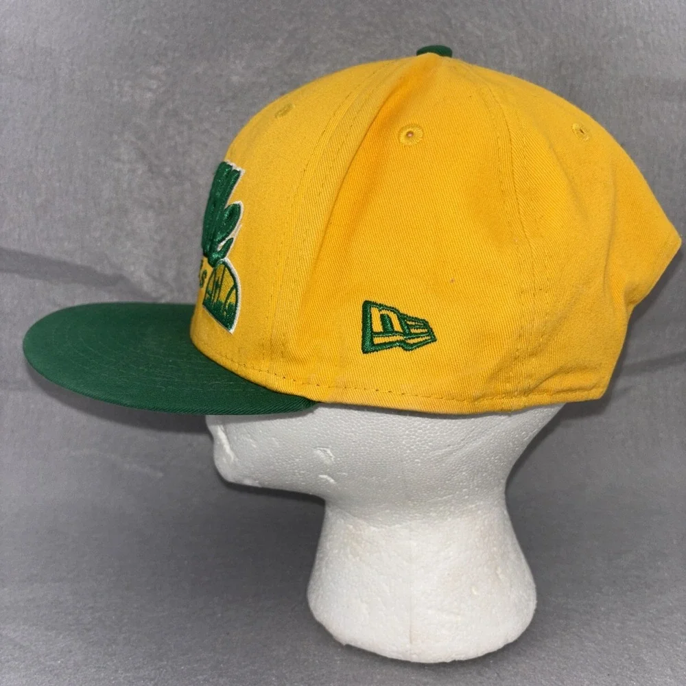 Seattle Super Sonics‎ NBA New Era 9fifty Snapback Cap Hat Hardwood Classics EUC